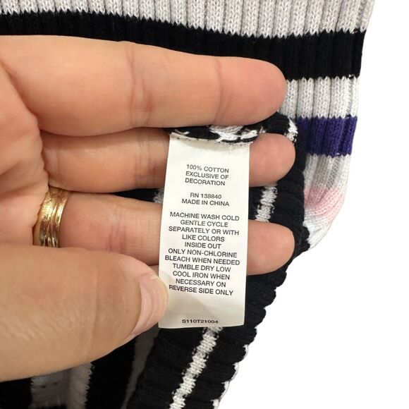 Girls Size Medium Kidpik Striped Knit Top Multi-Color - Picture 7 of 7